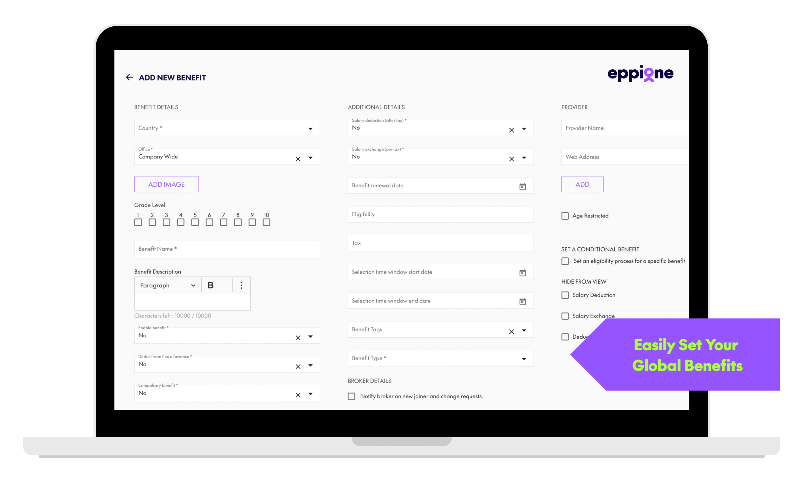 Eppione Benefits